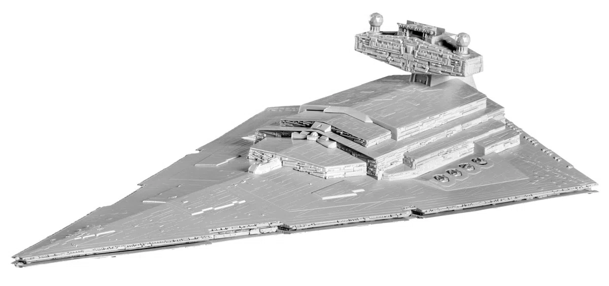 Revell Star Wars SnapTite Build and Play Imperial Star Destroyer Model Building Kit (16"x9"x4")