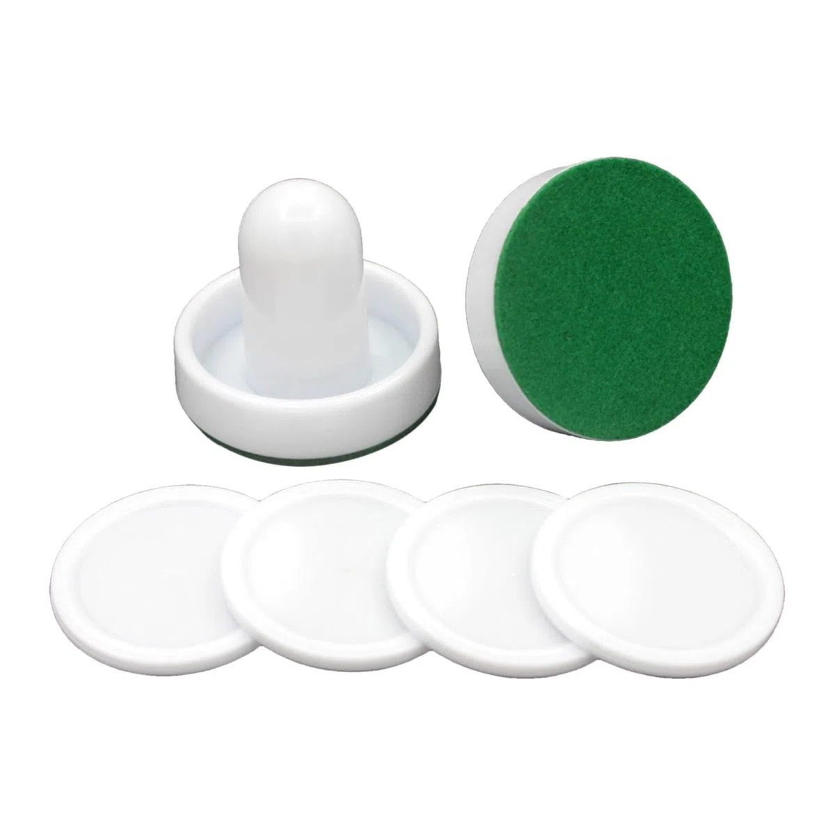 zalati Racchette e Dischi da Air Hockey, Dimensioni Piccole per Bambini, Ottime Maniglie per Porte Spingitori Accessori di Ricambio per Tavoli da Gioco