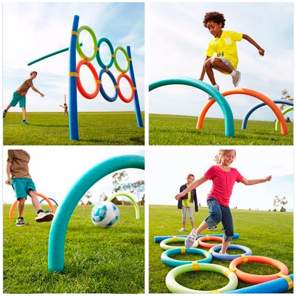 Tradineur Churross - Confezione da 1 galleggiante in schiuma, bastone galleggiante, tubo in schiuma per piscina, spaghetti in schiuma, 6,5 x 150 cm, colore a scelta