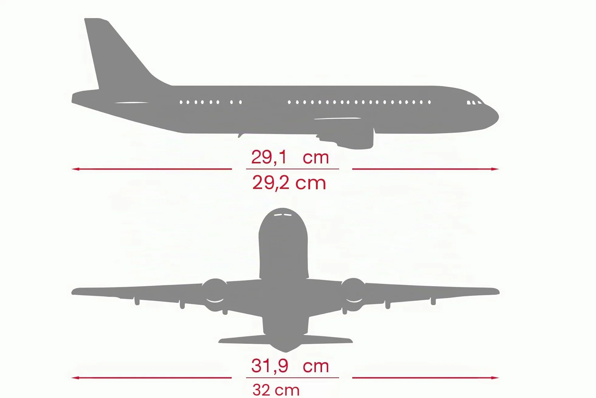 herpa modello di aereo Emirates Airbus A380 United for Wildlife (No.2), in scala 1:250 - Snap-Fit, pezzo da collezione, miniatura deco, statuetta con supporto in plastica