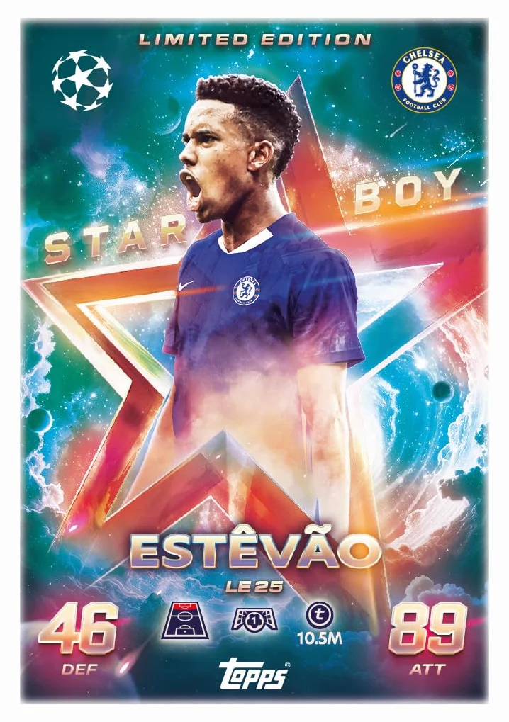 Topps UCC Match Attax 2025/26 - Mega Tin - Battlers - contiene 45 carte Match Attax più 3 carte esclusive Gladiators LE.