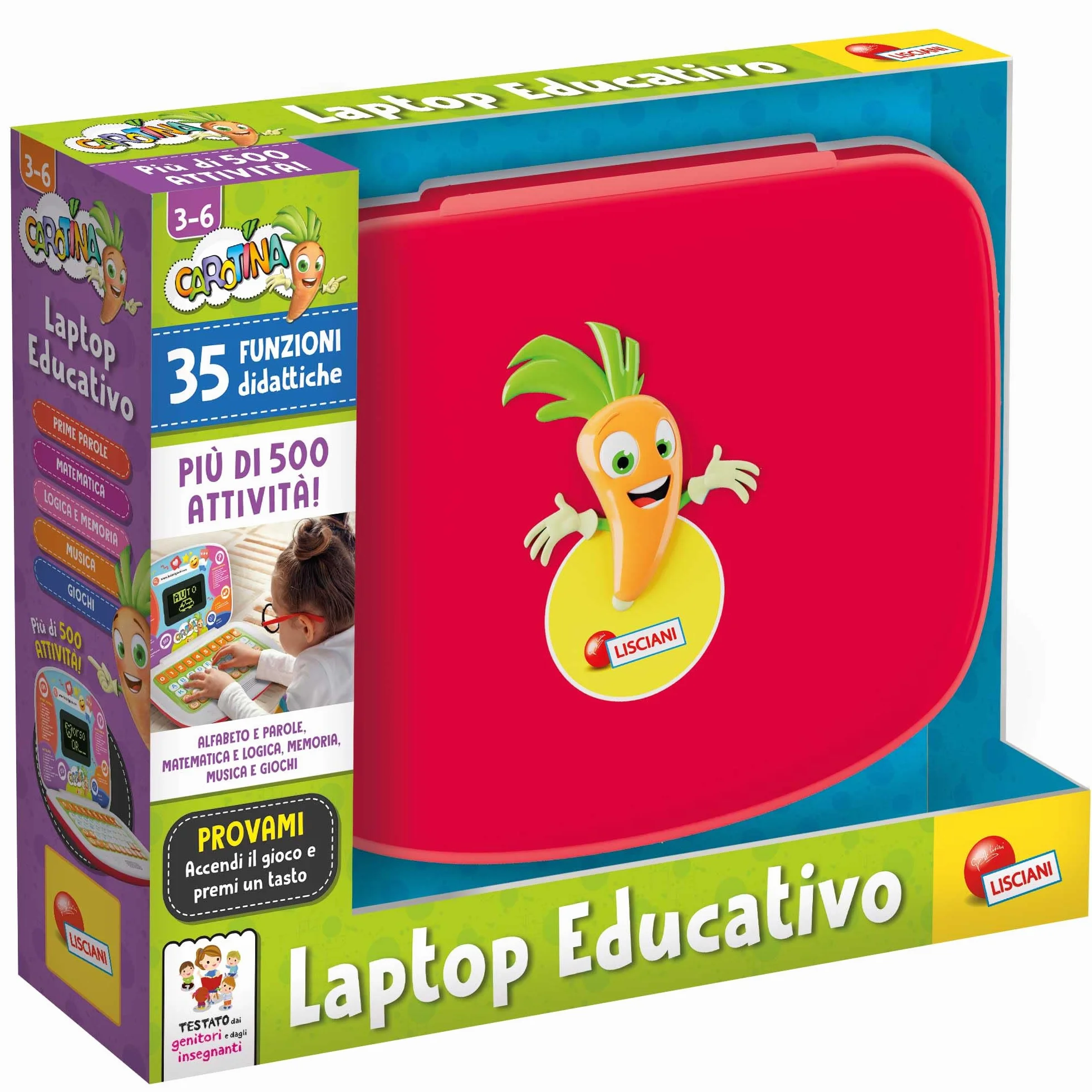 Liscianigiochi Carotina Laptop Educativo