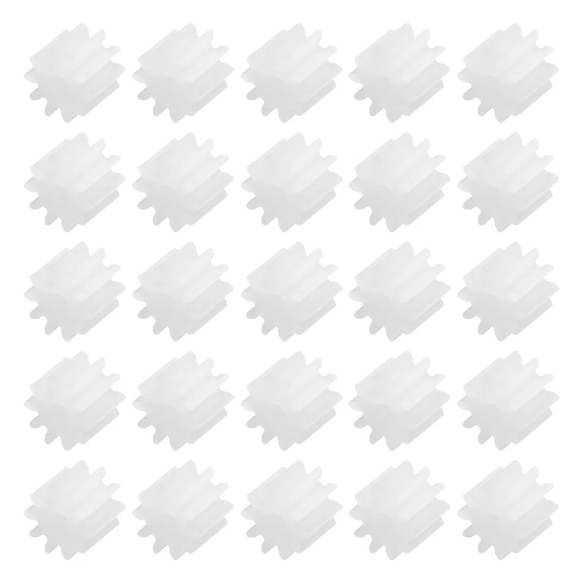 QUARKZMAN 60pz Ingranaggi in Plastica 10 Denti Modello in Plastica con Ingranaggi Albero 102AA Ingranaggio di Riduzione per Robot Fai Da Te Modello Auto RC,Bianco Modulo 0.5