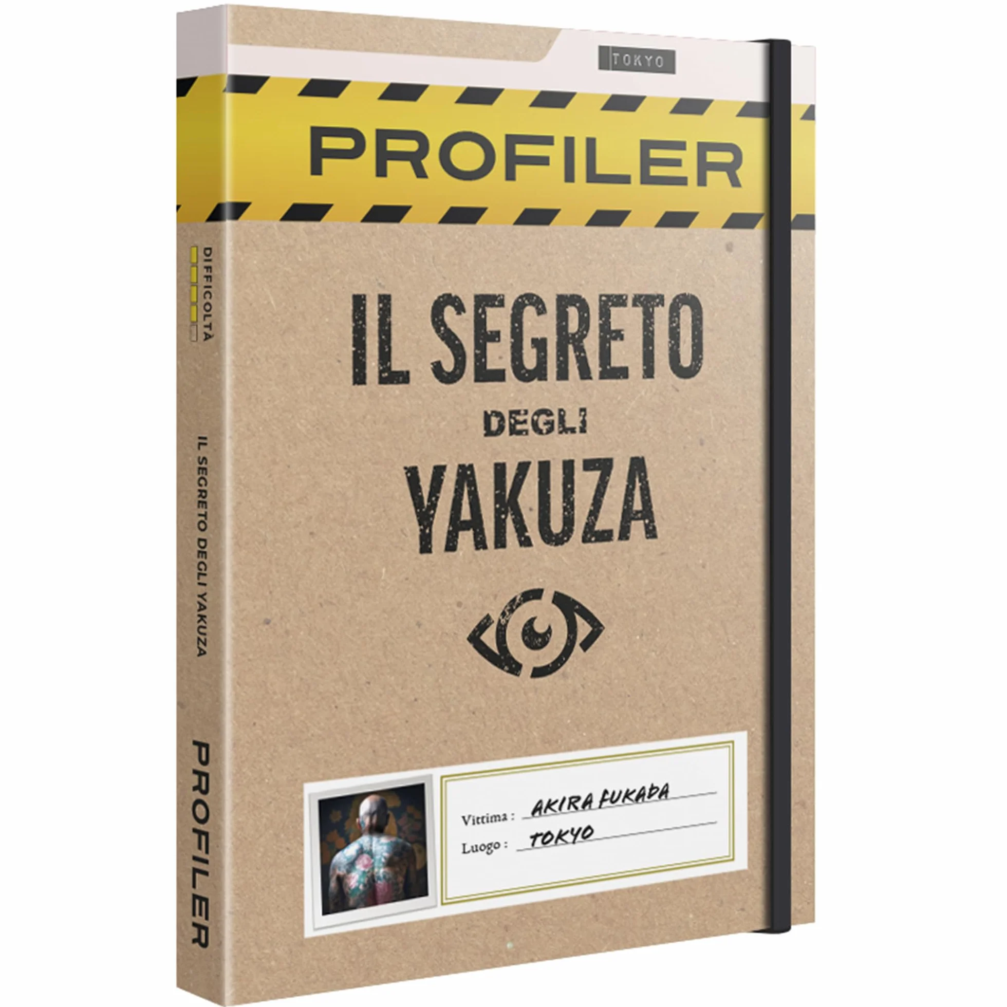 Platonia Games Profiler – Il Segreto degli Yakuzas: Chi ha ucciso Akira Fukada? Gioco investigativo tipo escape game – Dossier completo con enigmi e prove – 1-6 giocatori, 1h30-2h