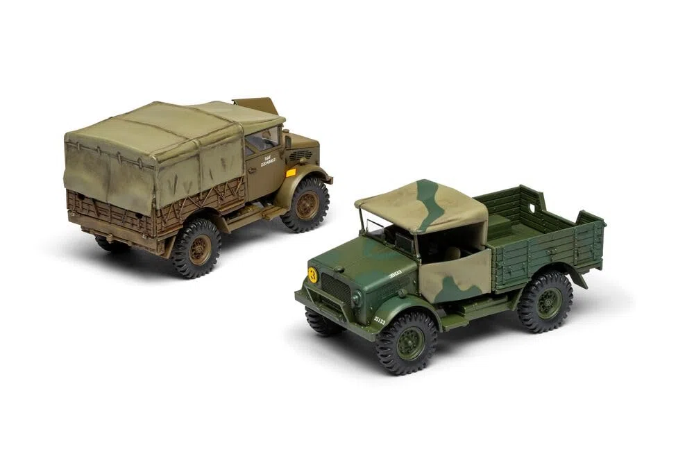 Airfix A03313A Camion G.S. 4 x 2 G.S; della Seconda Guerra Mondiale RAF 15-CWT, Veicoli Militari per Bambini dai 8 Anni in su