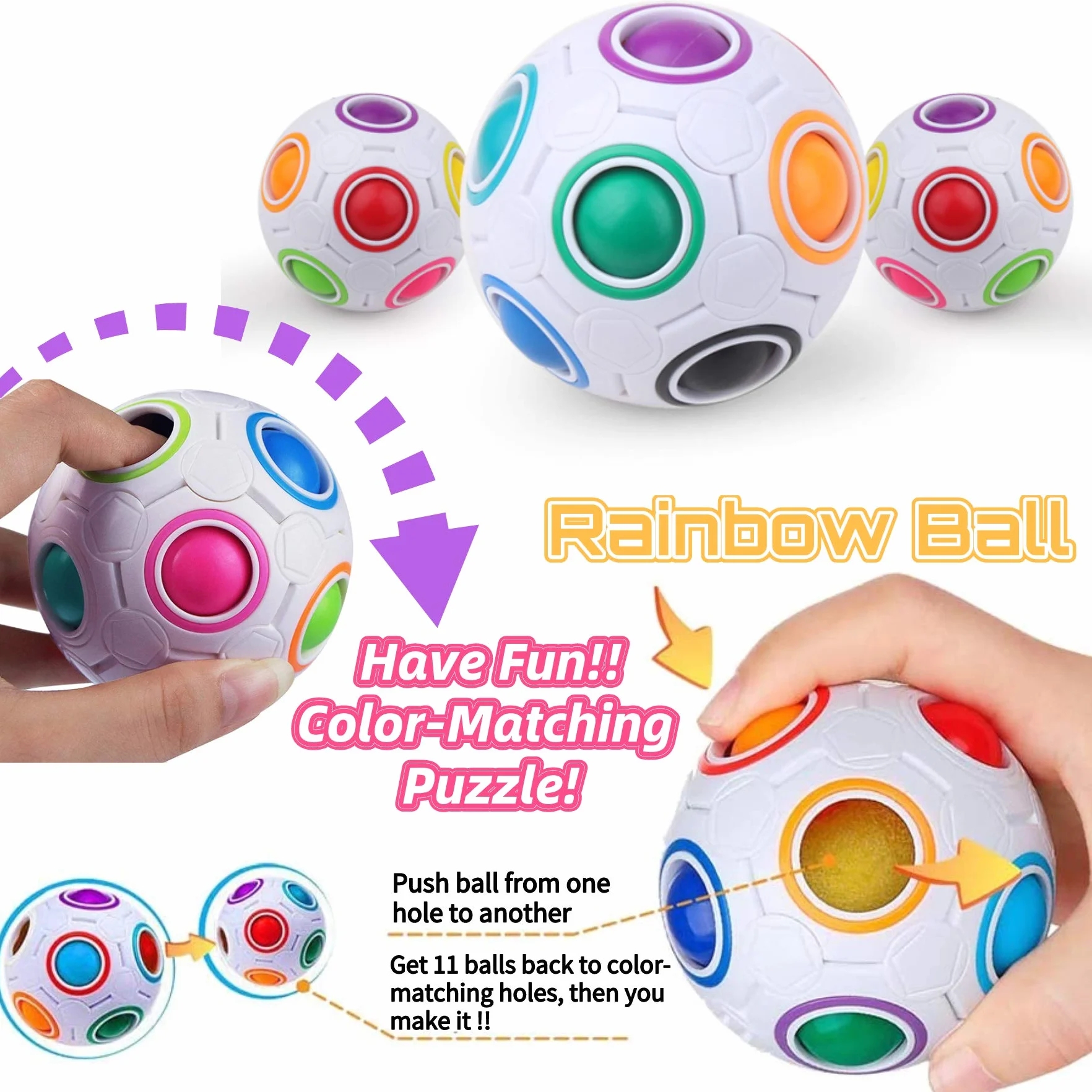 Chennyfun Fidget Toy Set, 26 Pezzi Fidget Toys Pack,Magic Burger Cube Fidget Toys Set Giochi Sensoriali Anti Ansia e Stress è Adatta per Adulti e Bambini, può Essere Usata Come Regali per Feste