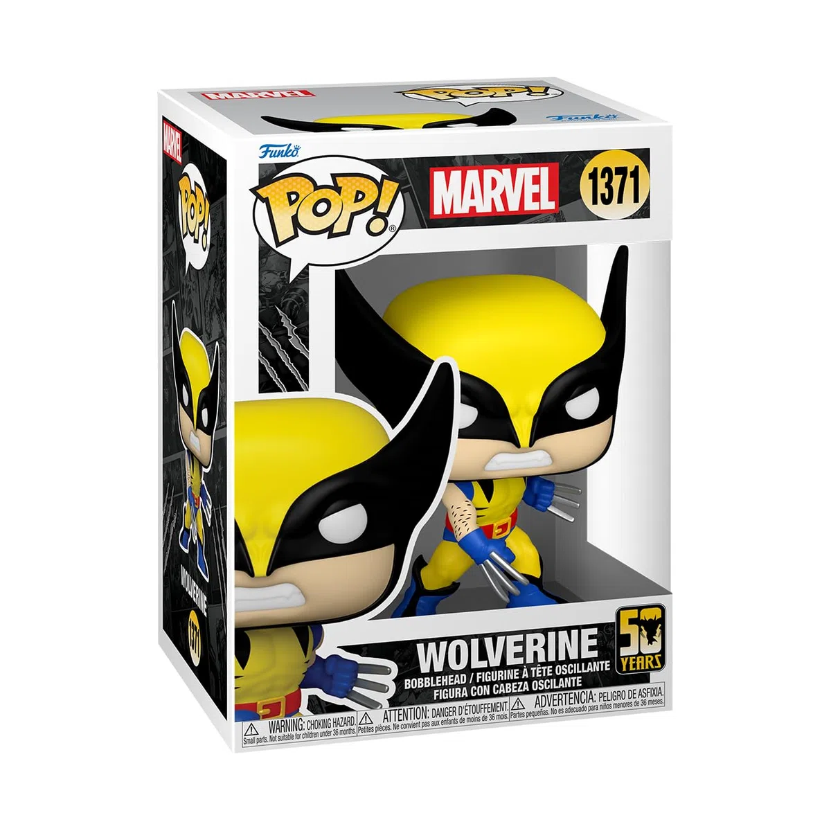 Funko POP! Marvel: Wolverine 50th – Ultimate Wolverine - (Classic) - X-Men - Figura in Vinile da Collezione - Idea Regalo - Merchandising Ufficiale - Giocattoli per Bambini e Adulti