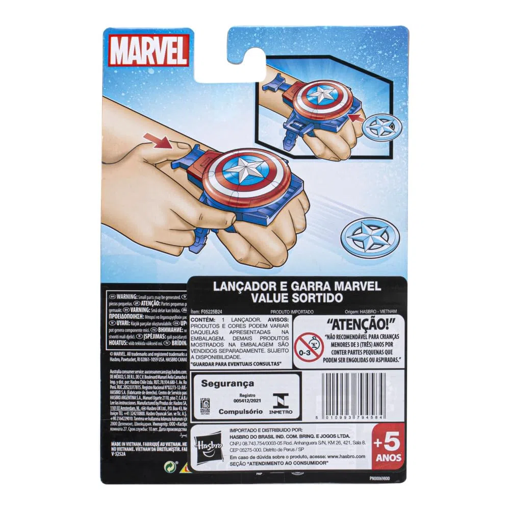 Marvel Captain America Disc Blaster, Role Play Hand Toy