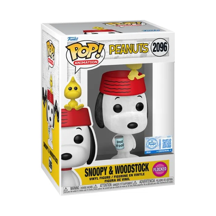 Funko Esclusiva Snoopy - Snoopy & Woodstock (Flocked)