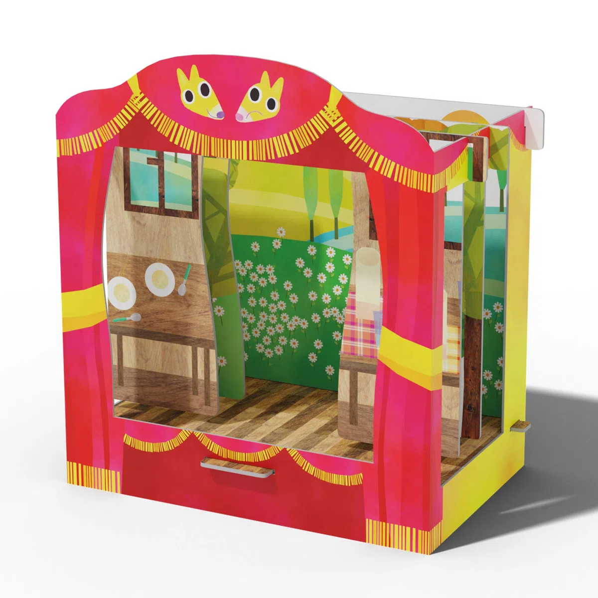 Headu Scuola Di Spettacolo Con Il Teatrino Metti In Scena La Tua Prima Recita It23653 Gioco Educativo Per Bambini 3-6 Anni Made In Italy