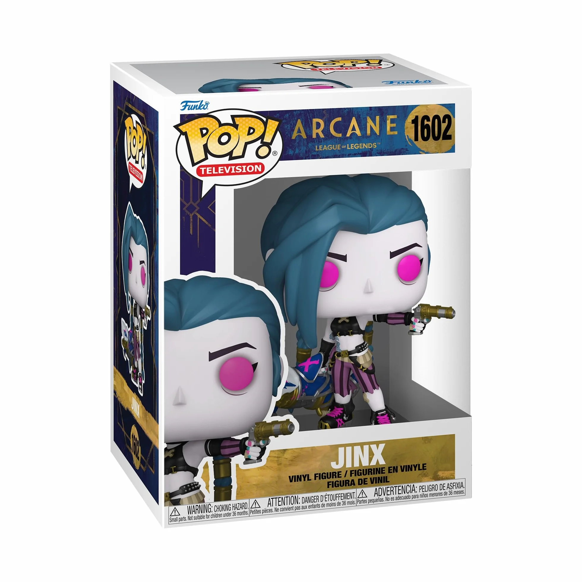 Funko Pop! TV: Arcane LoL - Jinx - Arcane: League Of Legends - Figura in Vinile da Collezione - Idea Regalo - Merchandising Ufficiale - Giocattoli per Bambini e Adulti - TV Fans