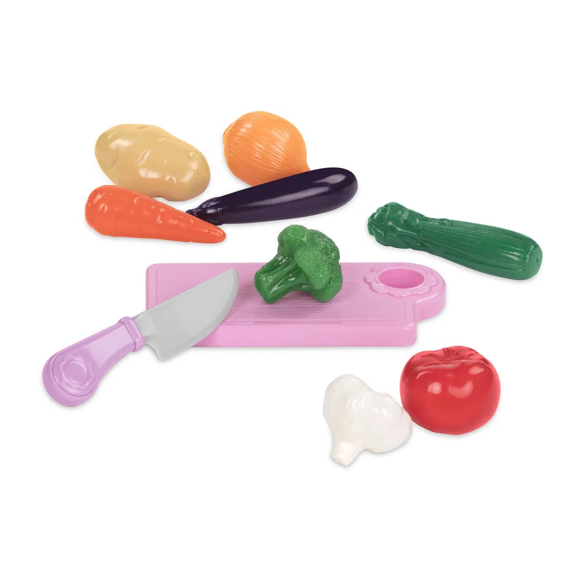 Battat - Dispensa in un secchio - Set di cibo da 79 pezzi - Giocattolo per alimenti e cucina - Negozio di alimentari giocattolo - Gioco di finzione per bambini - 3 anni +