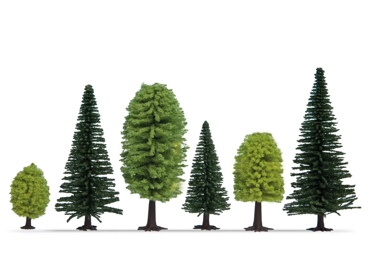 Noch 26911 - Set di 10 Alberi Misti, 5-14 cm
