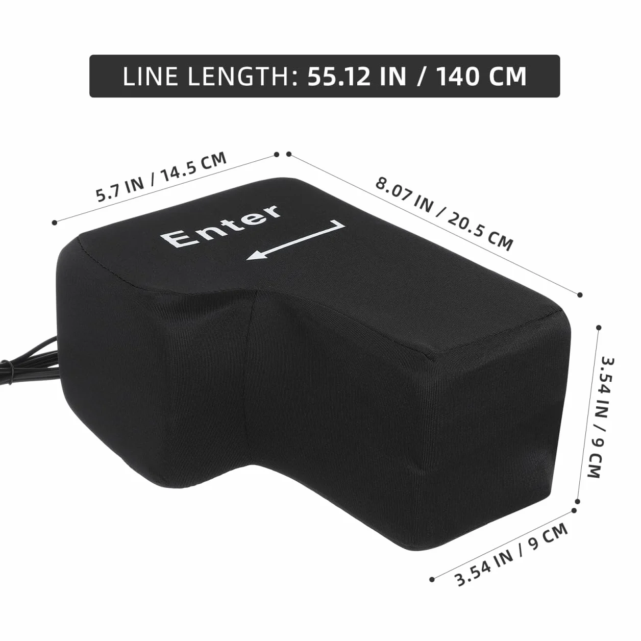 Amosfun Cuscino Enter Gigante Antistress Con Connessione Usb Morbido Supporto Pisolino Per Ufficio Scrivania Strumento Relax Stress Relief