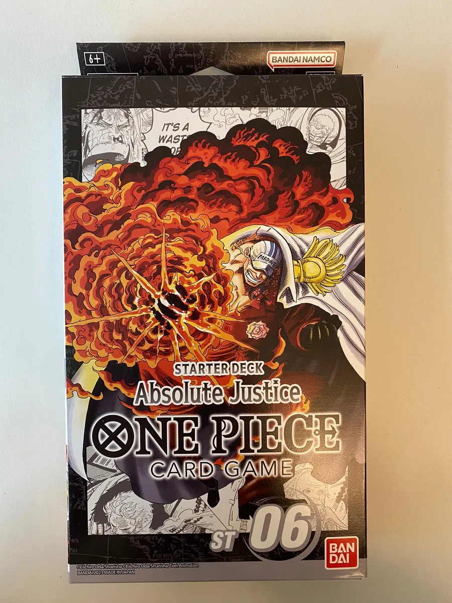 Trading Card Game - One Piece - Starter Deck - Absolute Justice - ST06 - Inglese - Confezione originale