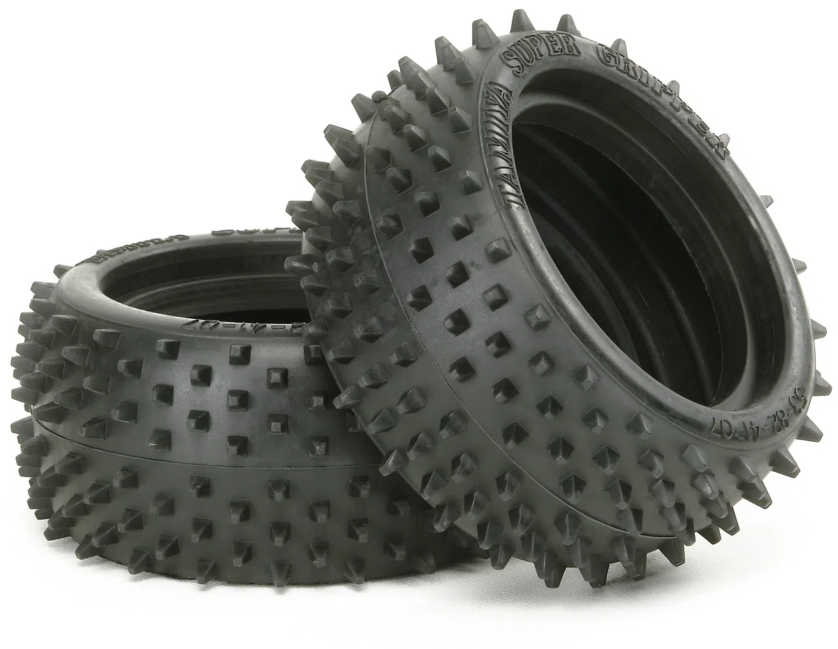 Tamiya 300053084 - Pneumatici Square-Spike 60/29, 2 pz.