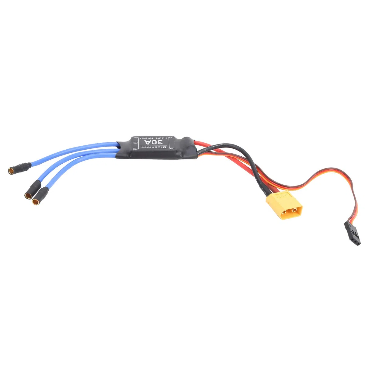 Controller Brushless 30A, Controller di velocità Elettronico ESC Brushless XT60, Accessori per Auto RC per Elicottero Drone Telecomando RC FPV