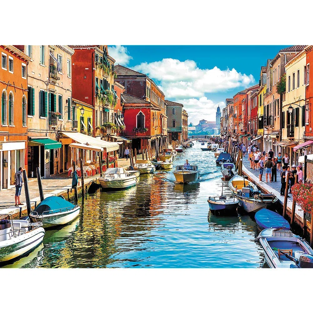 Trefl, Puzzle, Isola di Murano, Venezia, 2000 Pezzi, Alta Qualità, Italia, Paesaggio, Vista Romantica, Puzzle Vacanza, per Adulti e Bambini da 12 anni