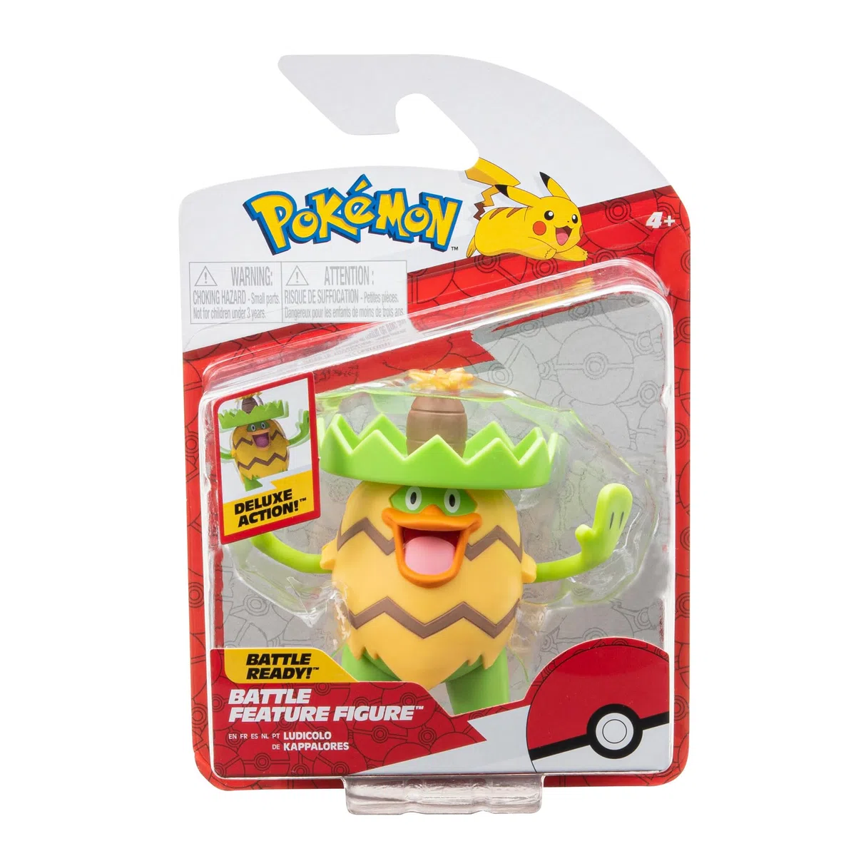 Pokemon Clip N Go Battle Feature Figure Set e Action Ready (Ludicolo)