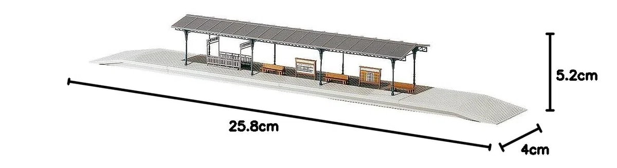 Faller 222164 - Modellismo Ferroviario, Banchina della Stazione