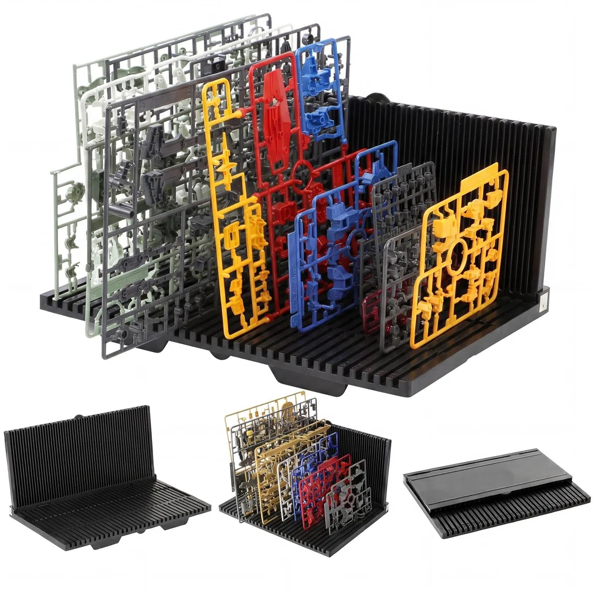 ABEST Scaffali in plastica per modellini Gundam Figure d'azione DIY Accessori per modellismo