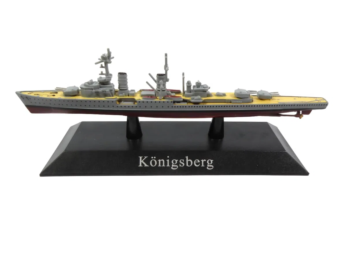 OPO 10 - Lotto di 2 Navi da Guerra 1/1250: Admiral GRAF Spee + Konigsberg / WSL50 / WS3+15