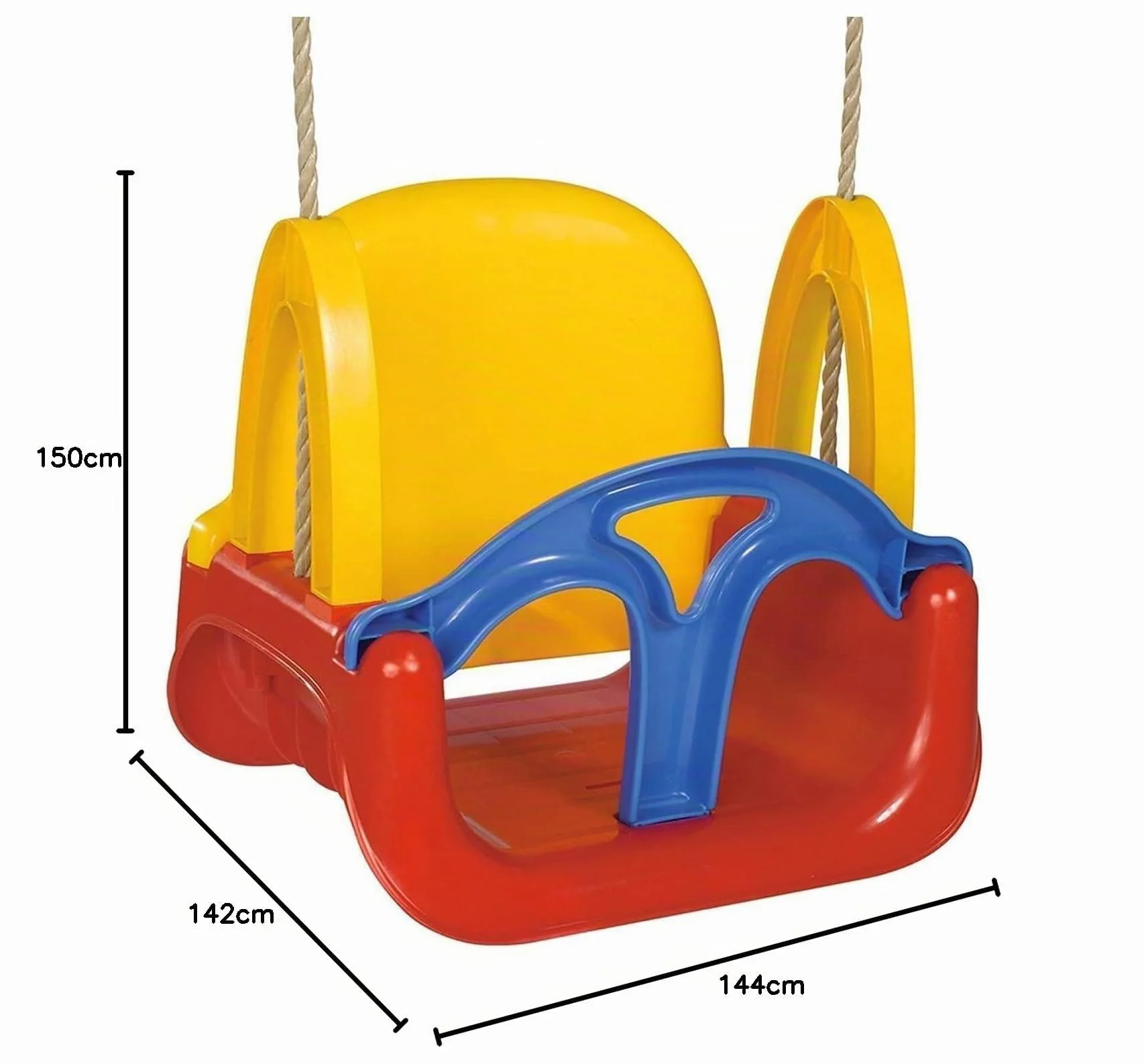 Green Garden 8306-0000, Altalena 3-in-1 Per Bambini Più Piccoli, Modelli/Colori Assortiti, 1 Pezzo