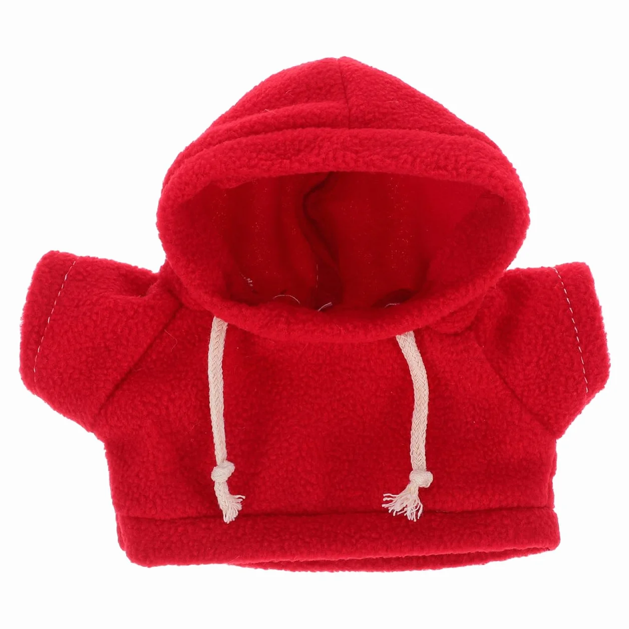 KICHOUSE Orsetto di peluche per bambole con cappuccio, abiti intercambiabili per animali di peluche e bambole, grazioso maglione per giocattoli e animali domestici, per ragazzi creativi e ragazze e