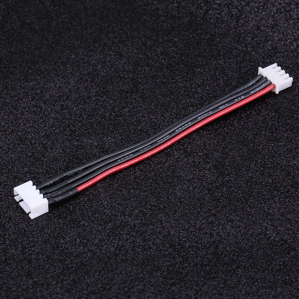 Cavo di prolunga della batteria al litio, Cavo di bilanciamento in silicone Cavo Connettore 10CM incluso 2S / 3S / 4S / 5S / 6S