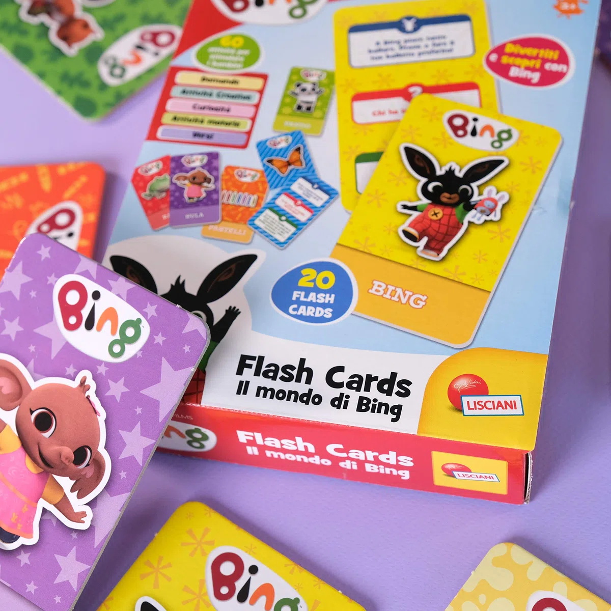 Lisciani Giochi Bing Flash Cards in Display