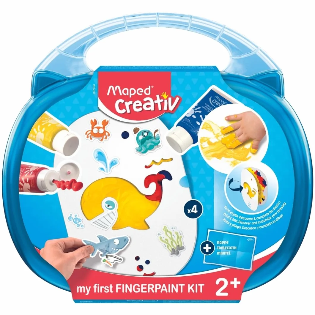 MAPED CREATIV 907004 Prima Infanzia Il Mio Primo Kit di Pittura A Dita