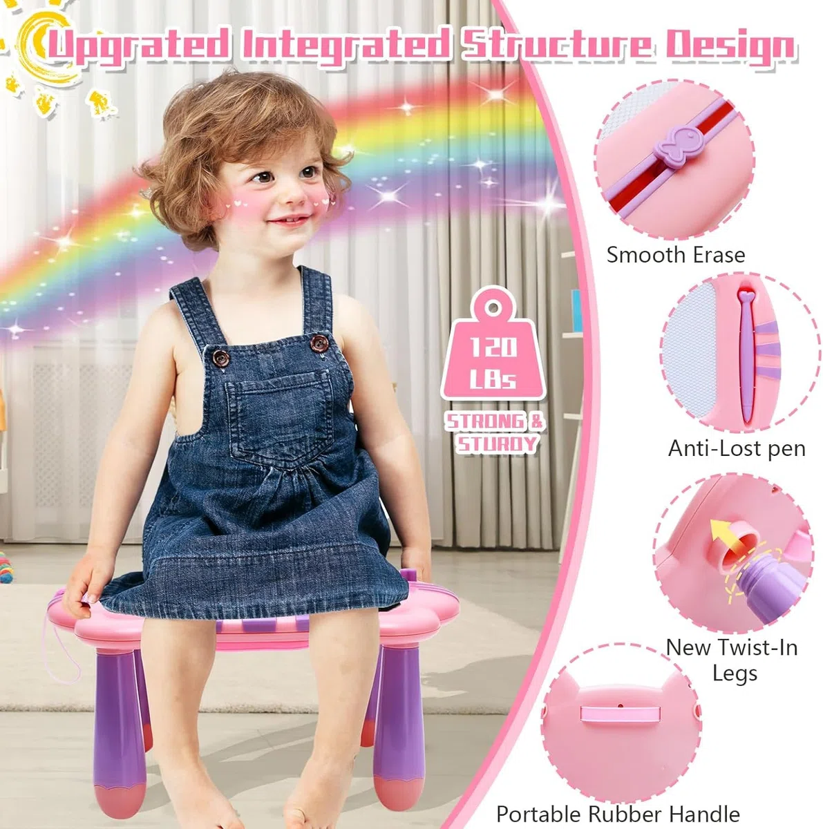 Giocattolo Educativo per Bambini da 1 a 3 Anni - Disegno Magnetico per 12 Mesi, 1 2 3 Anni