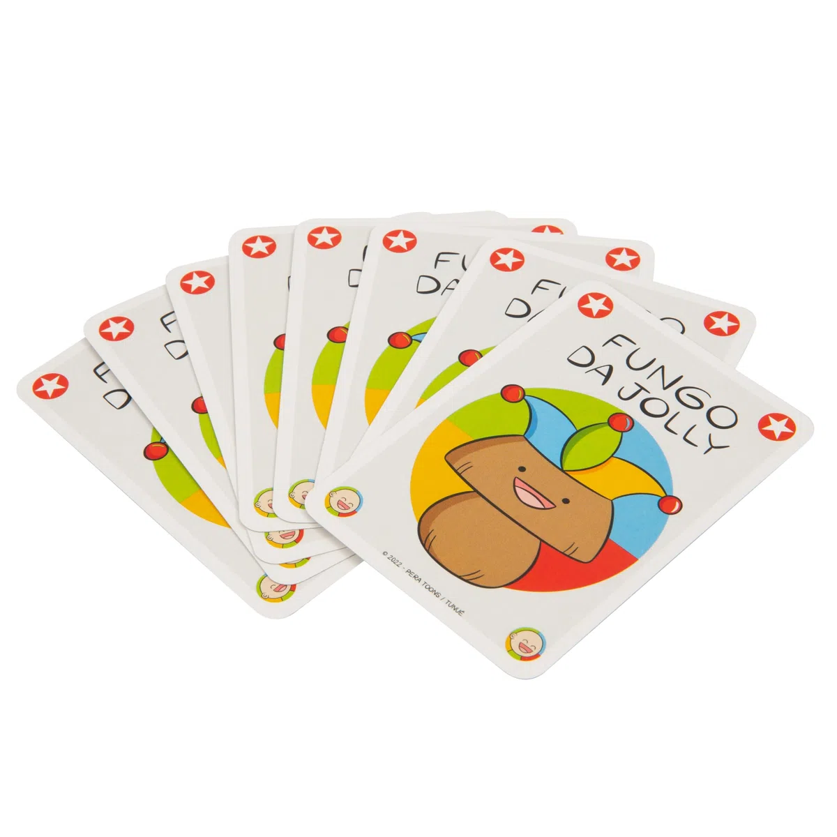 Giochi Preziosi Pera Toons Gioco di Carte per Bambini, Divertente Gioco per Tutta la Famiglia, con Battute e Freddure, Colleziona le Battute Per Vincere, da 2 a 6 Giocatori, Giochi Bambini 5 anni +