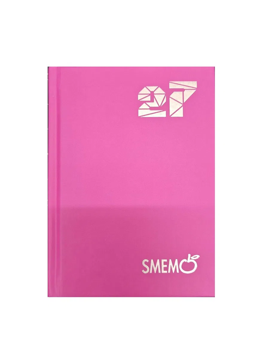 CO-MA Agenda Compatibile con Diario Smemoranda Lite Rosa 2026/2027 Datato 16 Mesi 17x12 cm + Penna Colorata Omaggio