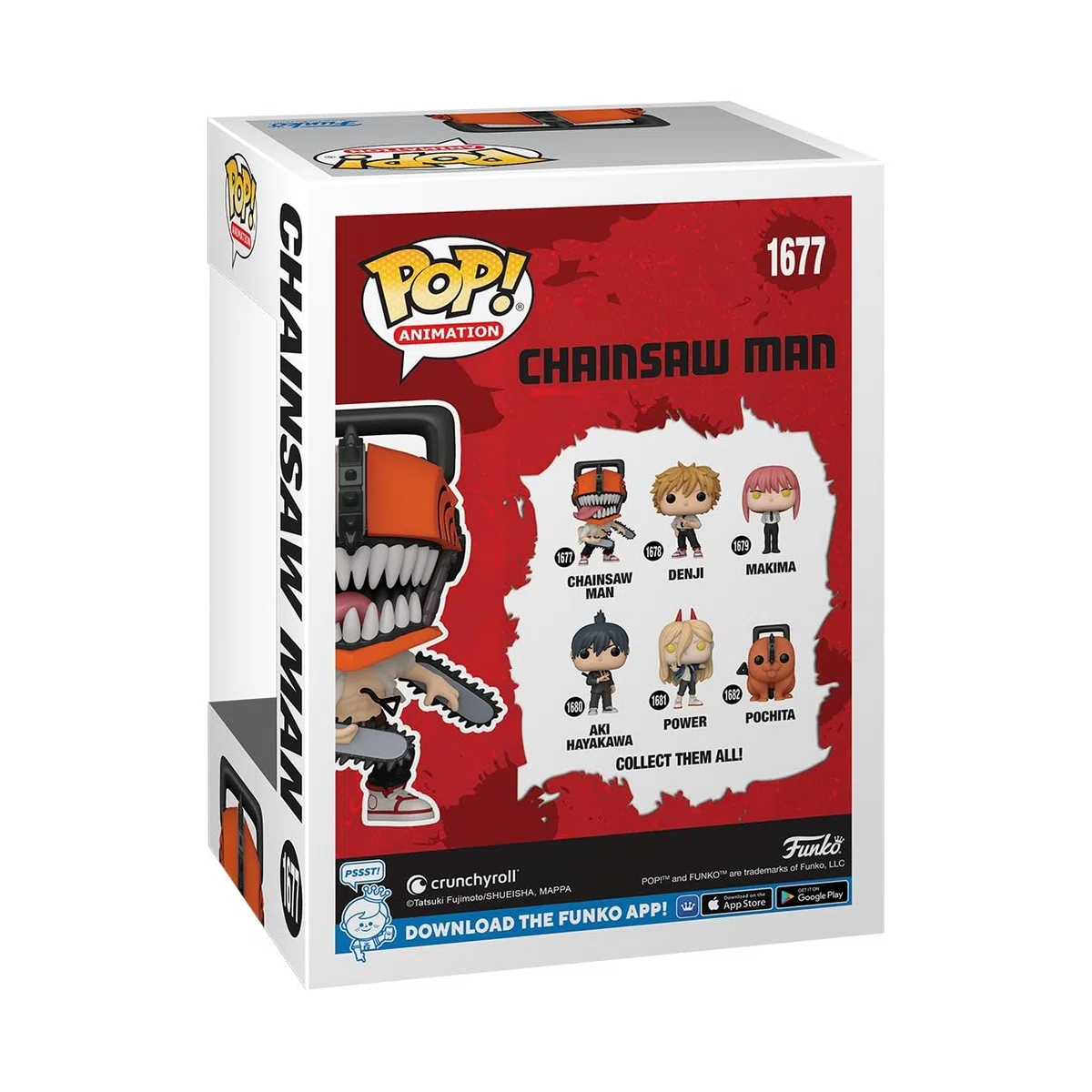 Funko Pop! Animation - CSM - Chainsaw Man - Probabilità di 1/6 per la Variante Chase - Sanguinante - Figura in Vinile da Collezione - Idea Regalo - Merchandising Ufficiale - Anime Fans