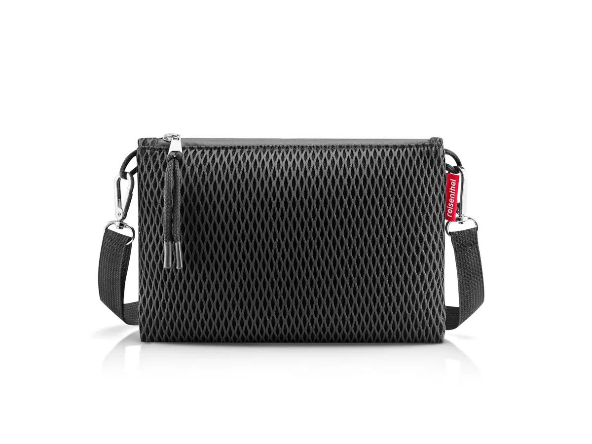 reisenthel extralite case 1 – Piccolo organizer universale per cosmetici o piccoli oggetti da borsetta, Mesh Black, 25 x 17 cm (H x L), Extralite Case 1