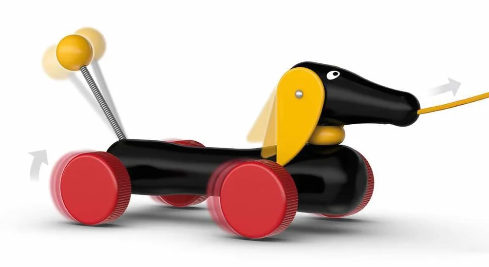 BRIO Draft Animal - Bassotto - Giocattoli in legno per bambini