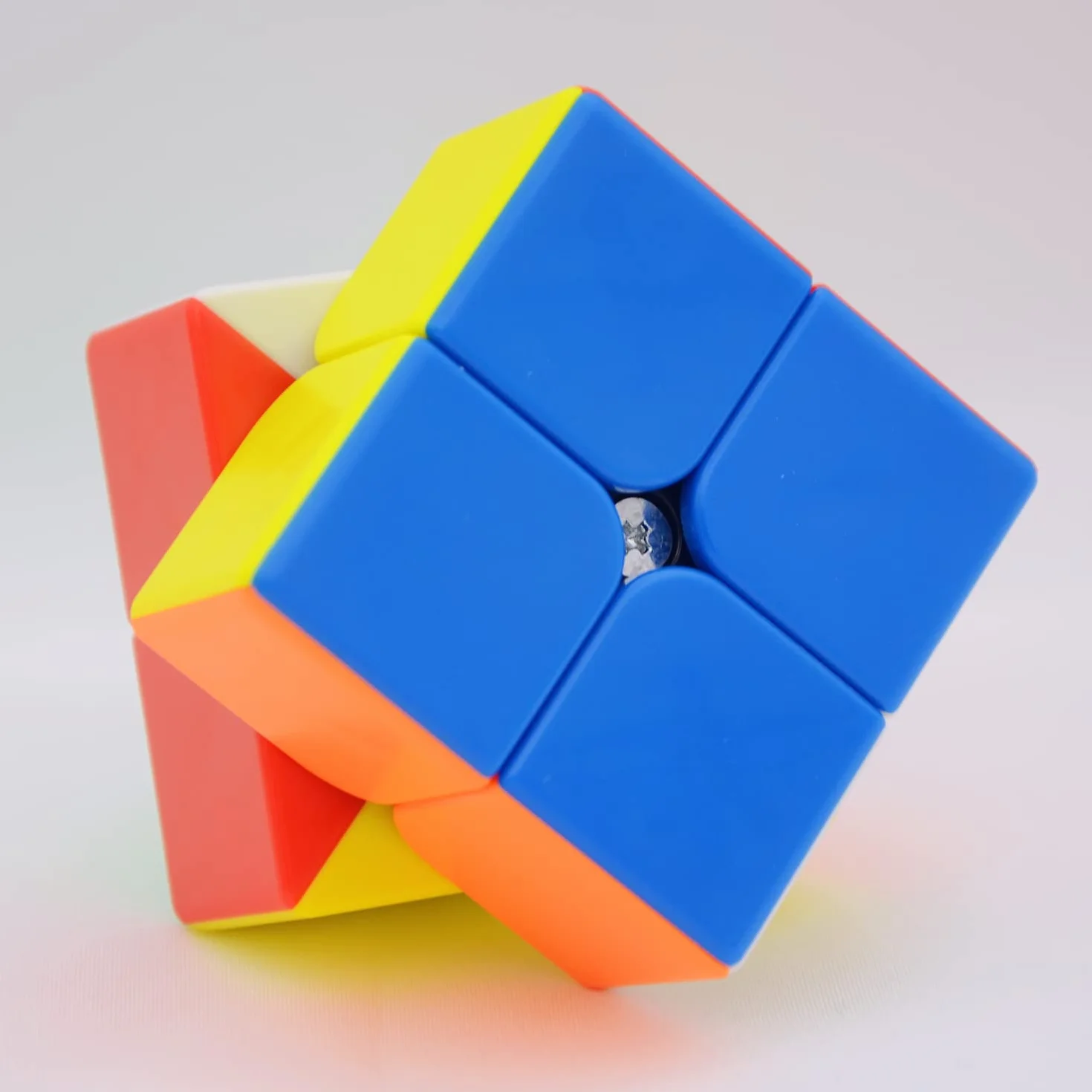 Bukefuno Moyu Meilong 2 x 2 m Cubo magico magnetico senza adesivi MoFang JiaoShi Meilong 2 x 2 m cubo magico puzzle