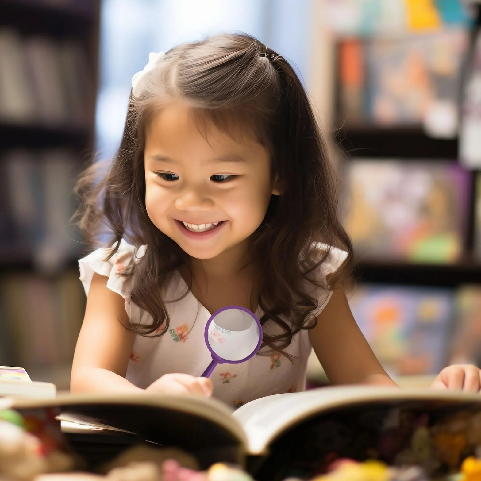 Lente di ingrandimento per bambini, 24 pezzi, per bambini, lente d'ingrandimento per bambini, idea regalo di compleanno per bambini (8 colori)