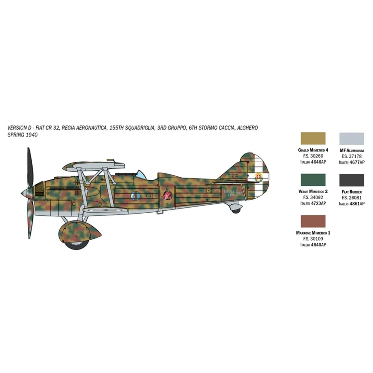 Italeri - 1438 CR 32 Freccia, Scala 1:72, Plastic Model Kit, Modello in Plastica da Montare, Modellismo