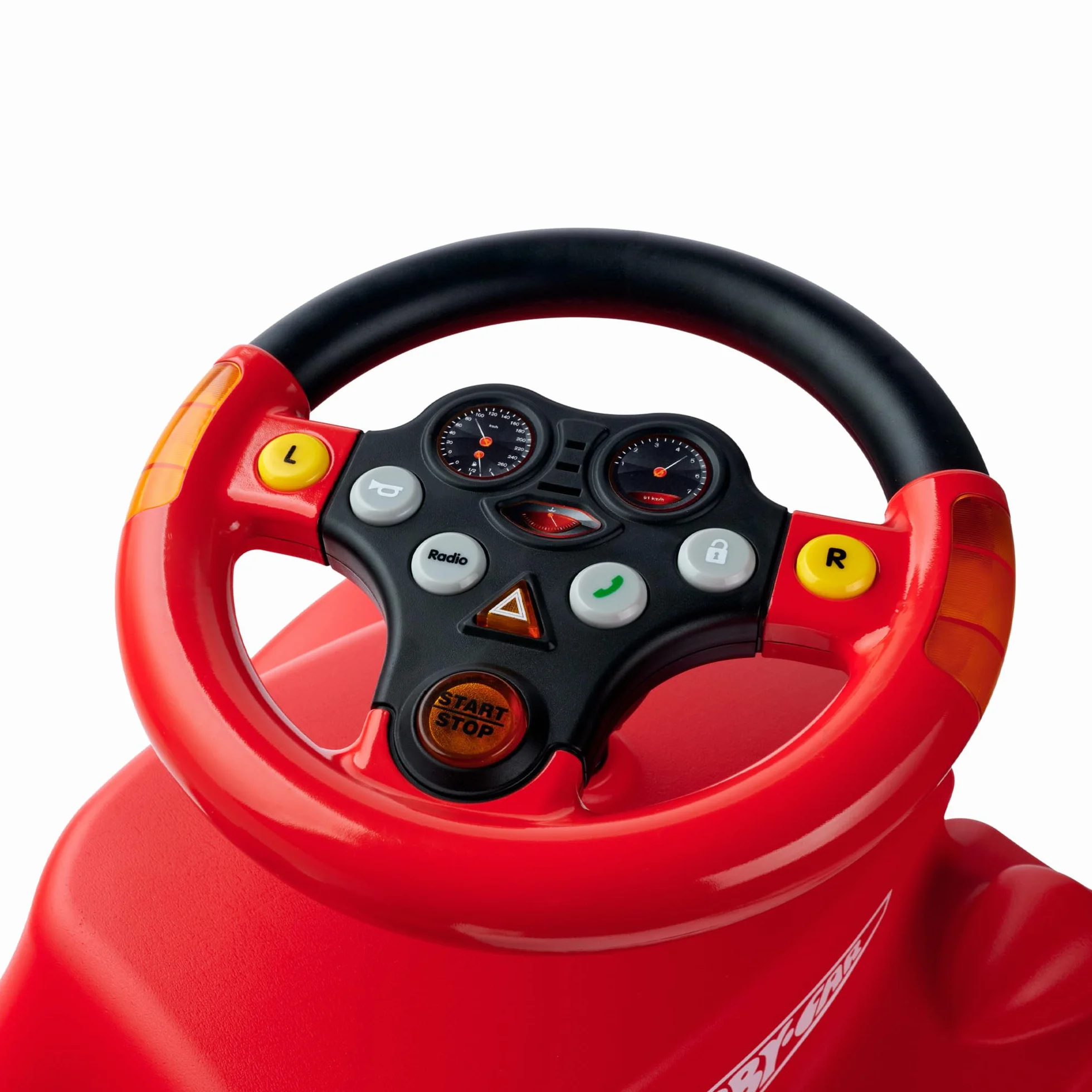 BIG 800056459 Multi-Sound Volante Toy Parts, Rosso/Nero