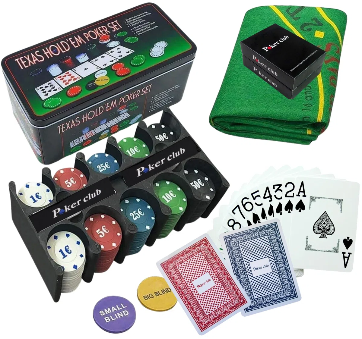 Set da Poker per Gioco di Poker. Mazzo di Carte Resistente e Valigetta Poker. Diventa il Maestro del Caso con questo Set Poker di Lusso. Eleganza in Ogni Carta e Dominio in Ogni Scommessa.