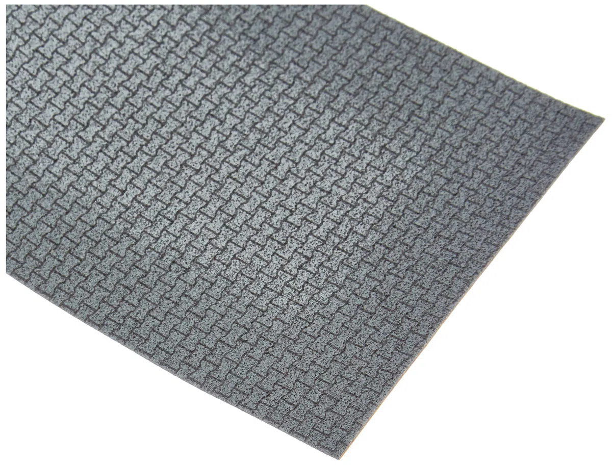 Busch - Modellismo, lastricato a Incastro, Scala H0