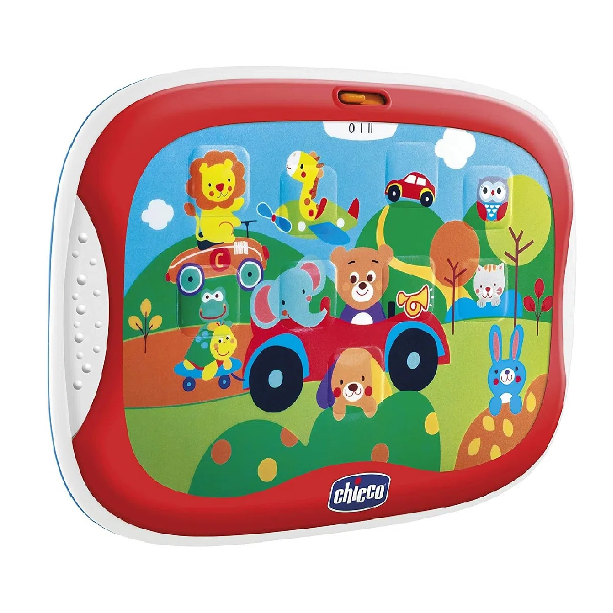 Chicco Gioco Tablet degli Animali, Elettronico Parlante con Contenuti Divertenti sugli Animali, Batterie Incluse, 12-36 Mesi, Multicolore