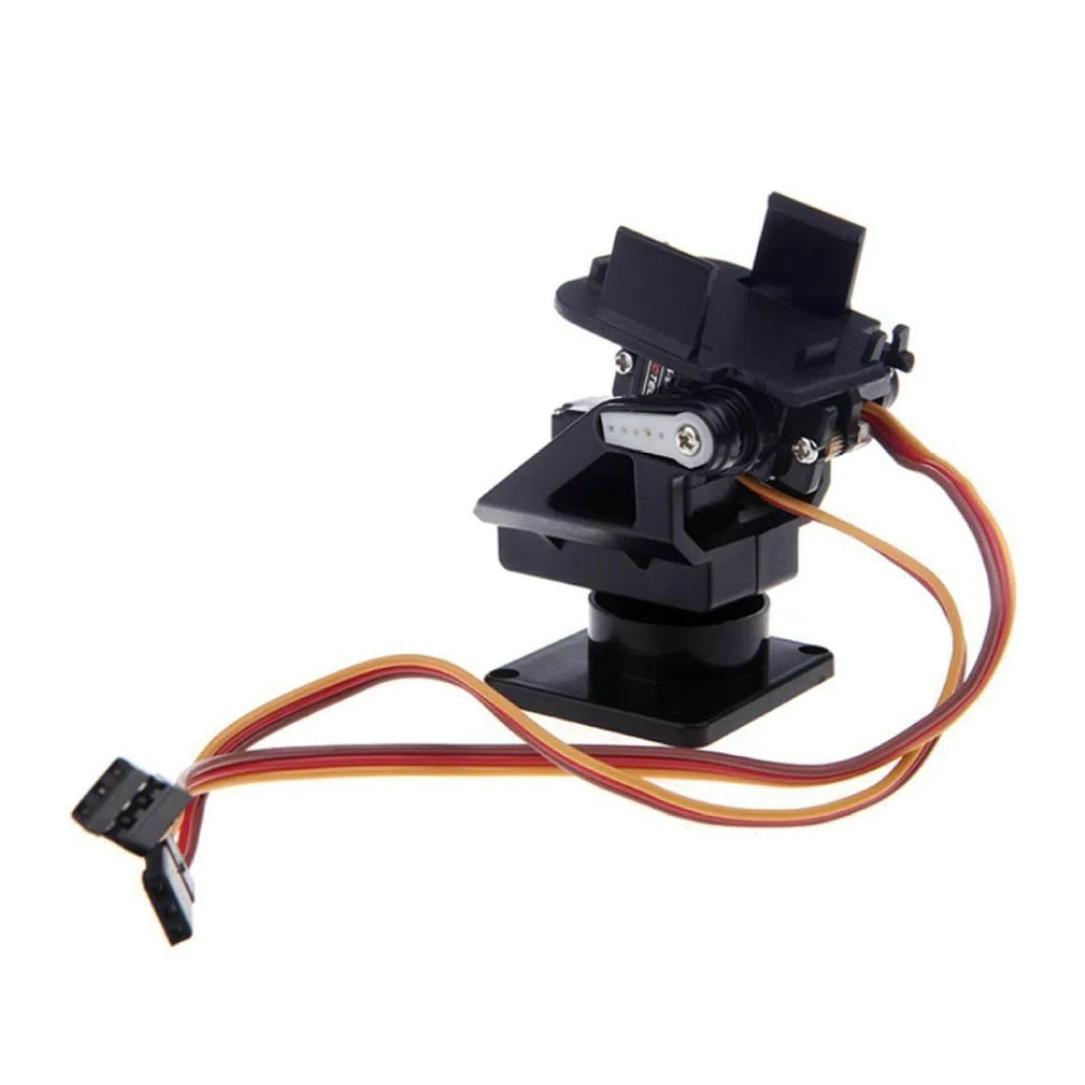 TECKEEN Staffa per Gimbal a 2 Assi con Servo PTZ Piattaforma per Telecamera Pan/Tilt Anti-Vibrazione Set di Supporti per Telecamera per Aerei, Robot, Auto con Servo da 9g