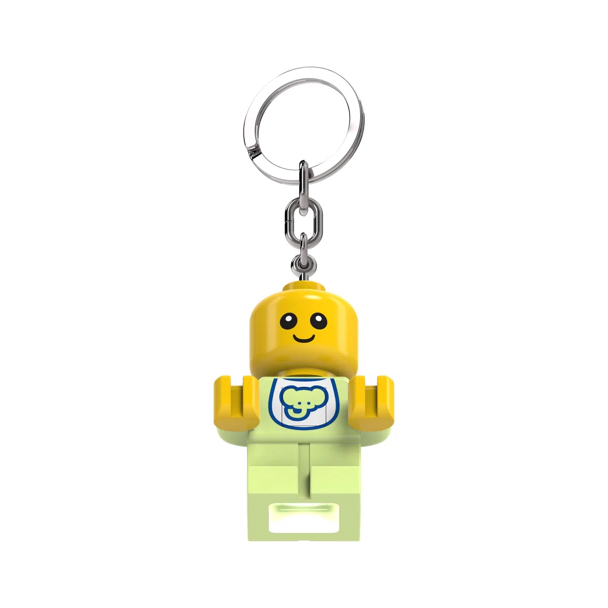 LEGO Grande 2.25 Pollici Alta Figura Portachiavi Luce - Bambino (KE209H), Fascino Borsa con luce LED