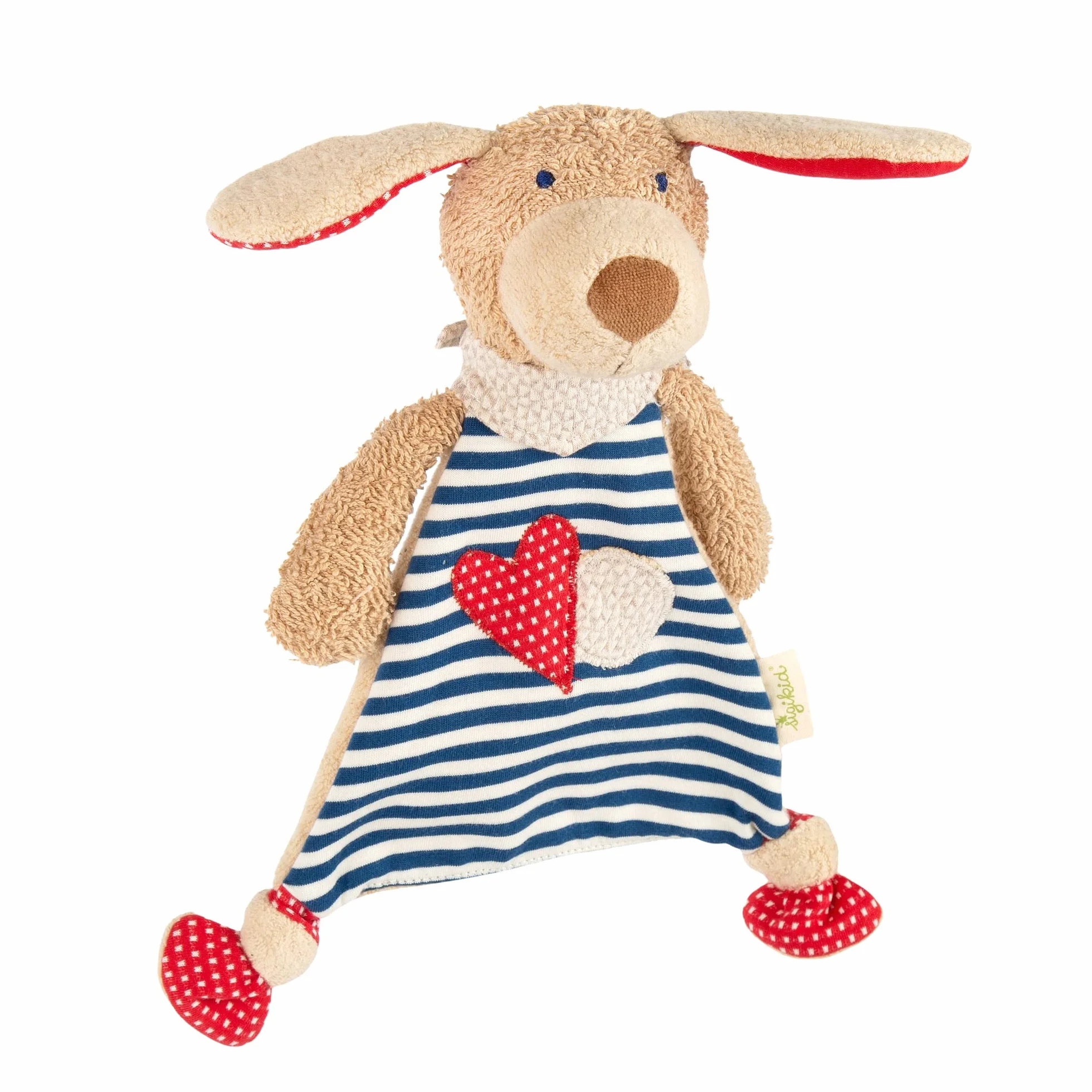 sigikid 40503 - Organic Collection, Straccetto doudou a forma di cagnolino