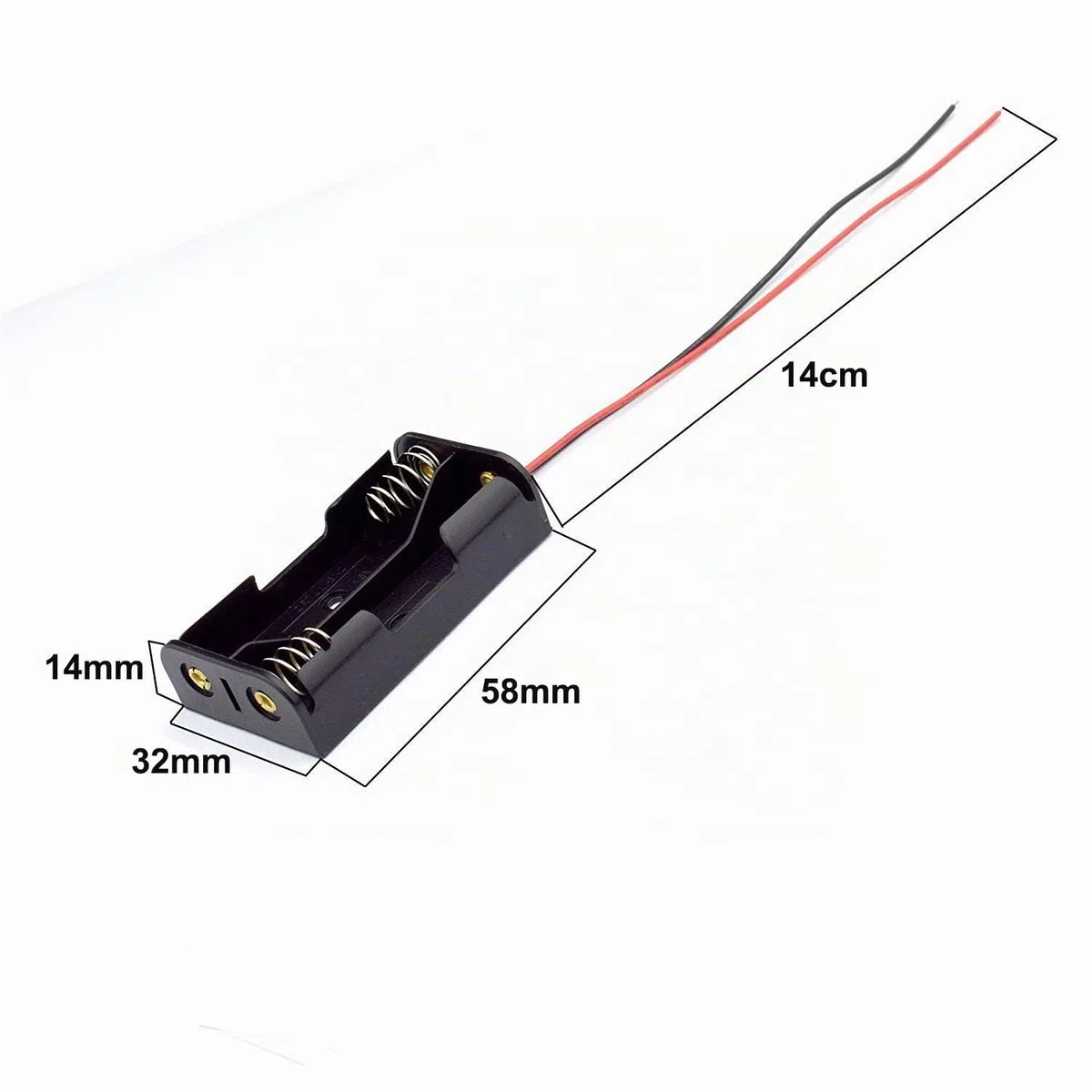 GTIWUNG 8Pcs DC Mini Motore Elettrico Rettangolare 1.5-6V 15000RPM con 8xInterruttore a Bilanciere +8 xAA Motore Porta Batteria+16 xCoccodrillo Clip+2 xFilo Elettronico 1m