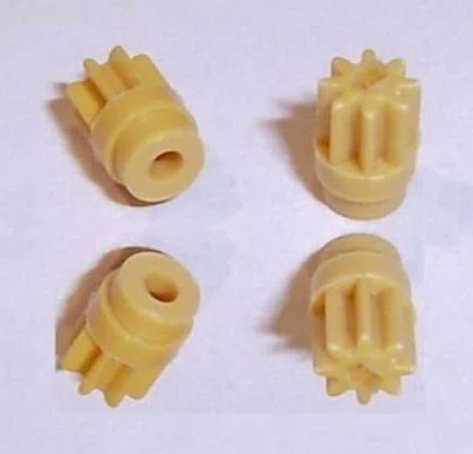 Carrera Go!!! / Digital 143 Pignone- 4 Pezzi - 8 Denti Ricambio Poliammide con Fibra di Vetro