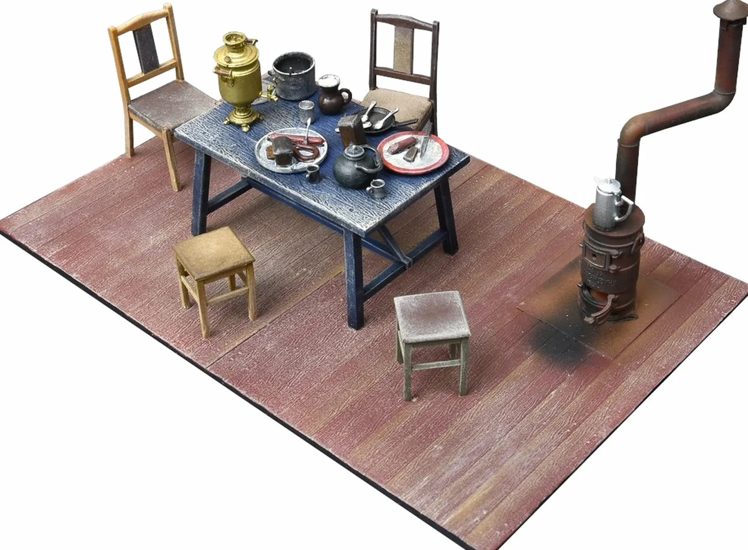 Miniart MIN35584 Kit modello Home Stuff Est Europeo, Vario, Mittel